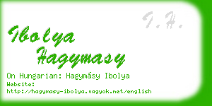 ibolya hagymasy business card